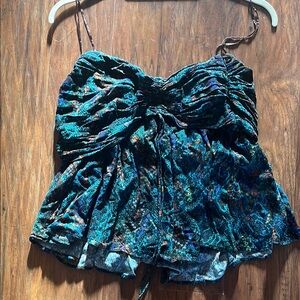 Vibrant Multicolor Ruched Top